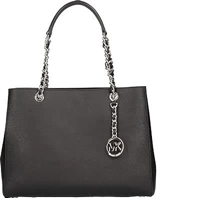 michael kors susannah saffiano large chain tote|michael kors signature sullivan.